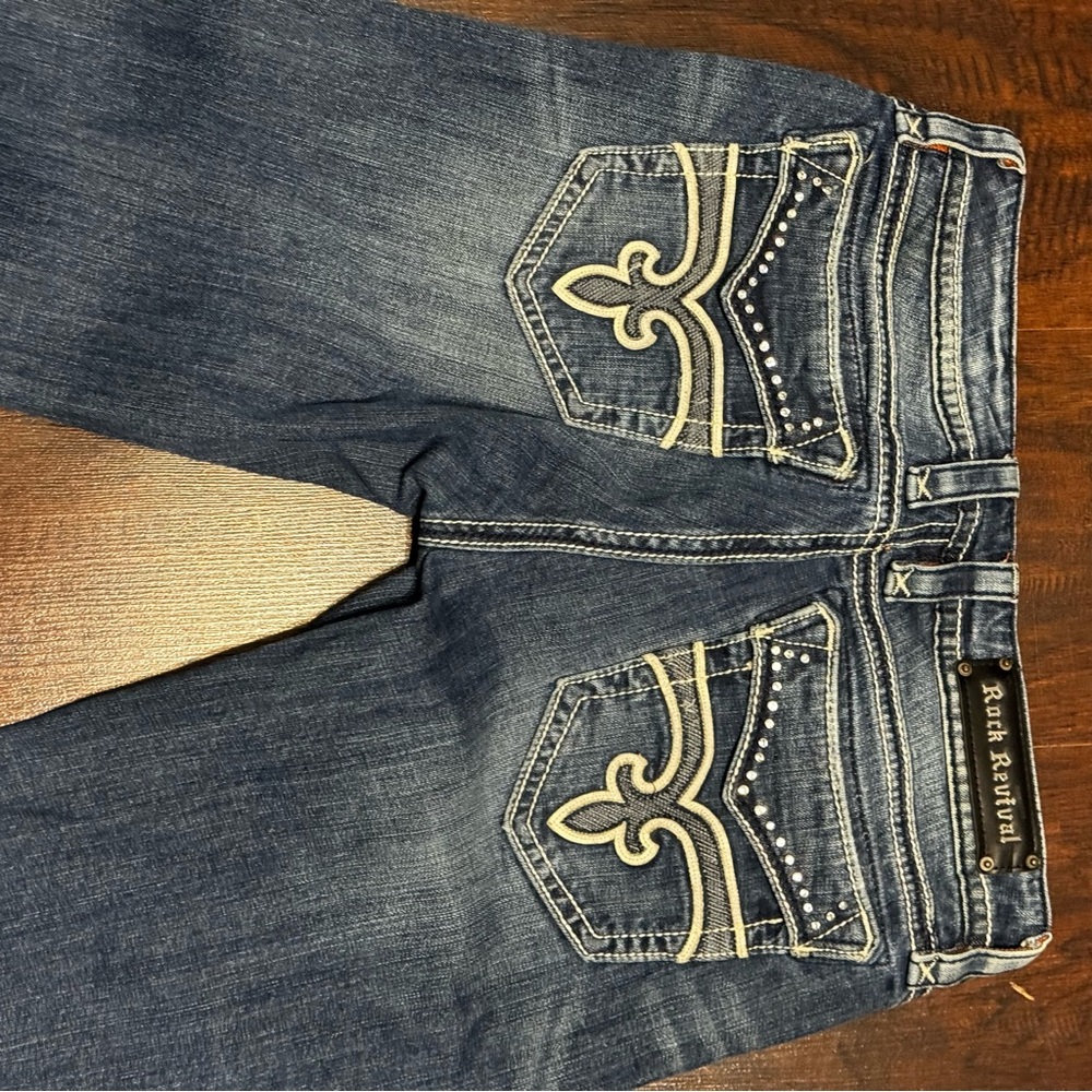Rock Revival Liberty Boot Cut Stylish Blue Women's Jeans Y2K Vintage 31 EUC - Picture 14 of 14